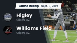 Recap: Higley  vs. Williams Field  2021