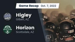 Recap: Higley  vs. Horizon  2022