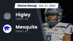 Recap: Higley  vs. Mesquite  2022