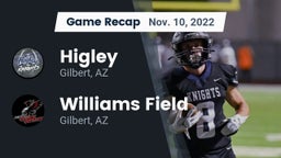Recap: Higley  vs. Williams Field  2022