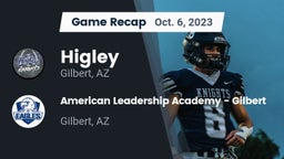Recap: Higley  vs. American Leadership Academy - Gilbert  2023