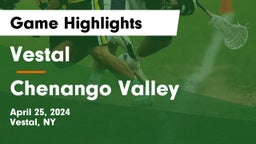 Vestal  vs Chenango Valley  Game Highlights - April 25, 2024