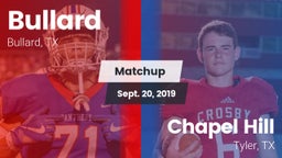 Matchup: Bullard  vs. Chapel Hill  2019