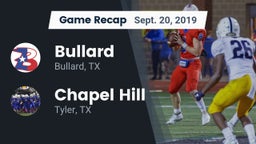 Recap: Bullard  vs. Chapel Hill  2019
