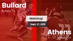 Matchup: Bullard  vs. Athens  2019