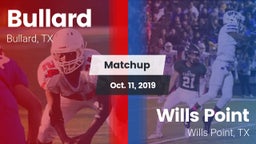 Matchup: Bullard  vs. Wills Point  2019