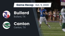 Recap: Bullard  vs. Canton  2020