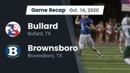 Recap: Bullard  vs. Brownsboro  2020