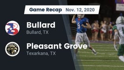 Recap: Bullard  vs. Pleasant Grove  2020