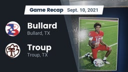 Recap: Bullard  vs. Troup  2021