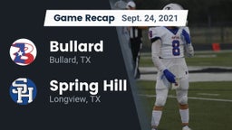 Recap: Bullard  vs. Spring Hill  2021