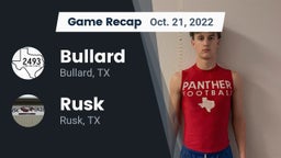 Recap: Bullard  vs. Rusk  2022