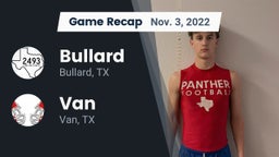 Recap: Bullard  vs. Van  2022