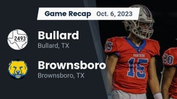 Recap: Bullard  vs. Brownsboro  2023