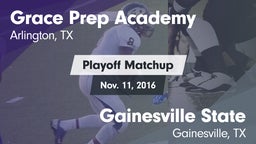 Matchup: Grace Prep Academy vs. Gainesville State  2016