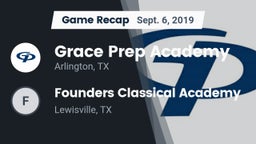 Recap: Grace Prep Academy vs. Founders Classical Academy  2019