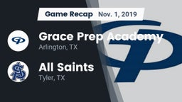 Recap: Grace Prep Academy vs. All Saints  2019