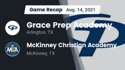 Recap: Grace Prep Academy vs. McKinney Christian Academy 2021