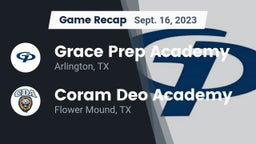 Recap: Grace Prep Academy vs. Coram Deo Academy  2023