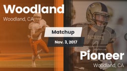 Matchup: Woodland  vs. Pioneer  2017