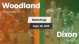 Matchup: Woodland  vs. Dixon  2018