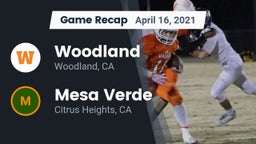 Recap: Woodland  vs. Mesa Verde  2021