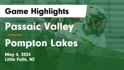 Passaic Valley  vs Pompton Lakes  Game Highlights - May 4, 2024