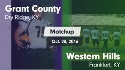 Matchup: Grant County High vs. Western Hills  2016