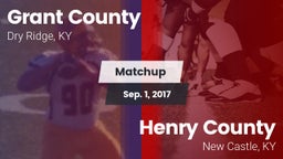 Matchup: Grant County High vs. Henry County  2016