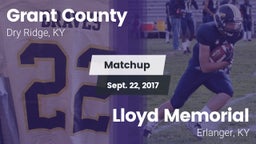 Matchup: Grant County High vs. Lloyd Memorial  2017