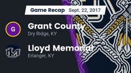 Recap: Grant County  vs. Lloyd Memorial  2017