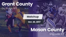 Matchup: Grant County High vs. Mason County  2017