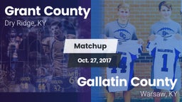 Matchup: Grant County High vs. Gallatin County  2017