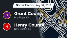 Recap: Grant County  vs. Henry County  2018