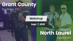 Matchup: Grant County High vs. North Laurel  2018