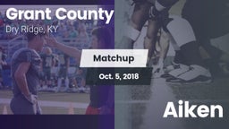Matchup: Grant County High vs. Aiken 2018