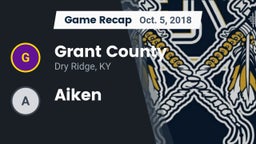 Recap: Grant County  vs. Aiken 2018