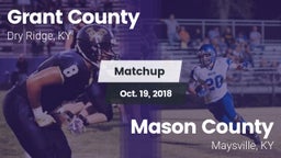 Matchup: Grant County High vs. Mason County  2018