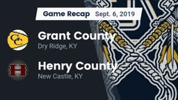 Recap: Grant County  vs. Henry County  2019