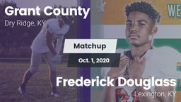 Matchup: Grant County High vs. Frederick Douglass 2020