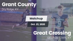 Matchup: Grant County High vs. Great Crossing  2020