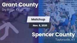 Matchup: Grant County High vs. Spencer County  2020