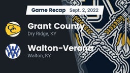 Recap: Grant County  vs. Walton-Verona  2022