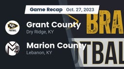 Recap: Grant County  vs. Marion County  2023