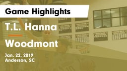 T.L. Hanna  vs Woodmont  Game Highlights - Jan. 22, 2019