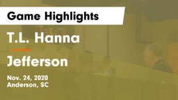 T.L. Hanna  vs Jefferson  Game Highlights - Nov. 24, 2020