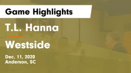 T.L. Hanna  vs Westside  Game Highlights - Dec. 11, 2020