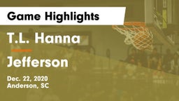 T.L. Hanna  vs Jefferson  Game Highlights - Dec. 22, 2020