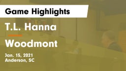 T.L. Hanna  vs Woodmont  Game Highlights - Jan. 15, 2021