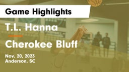 T.L. Hanna  vs Cherokee Bluff   Game Highlights - Nov. 20, 2023